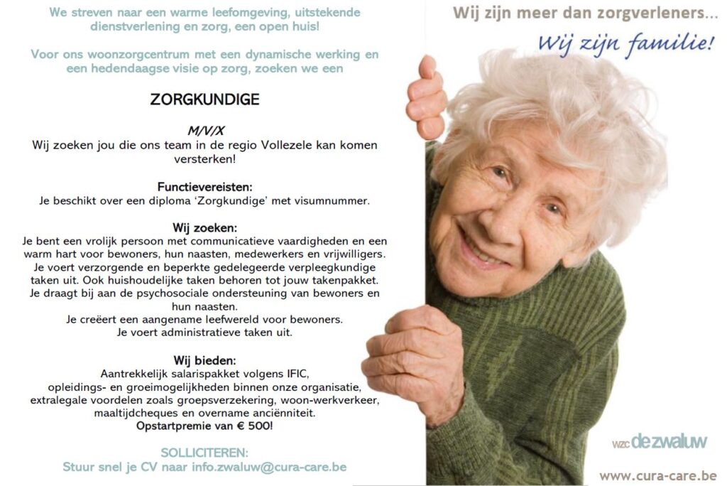 ZWA 20240618 Vacature – zorgkundige